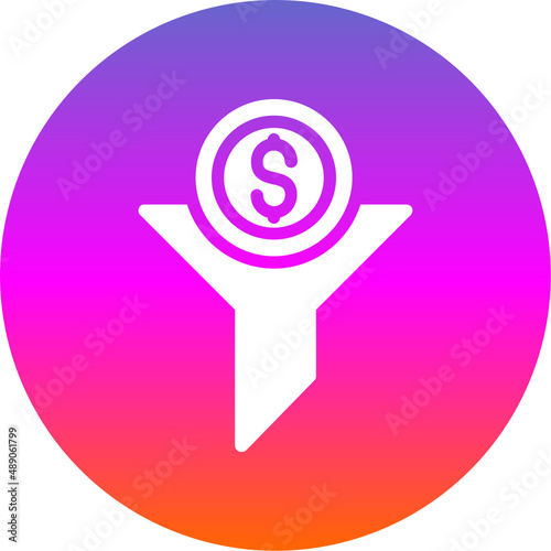 Funnel Dollar Icon