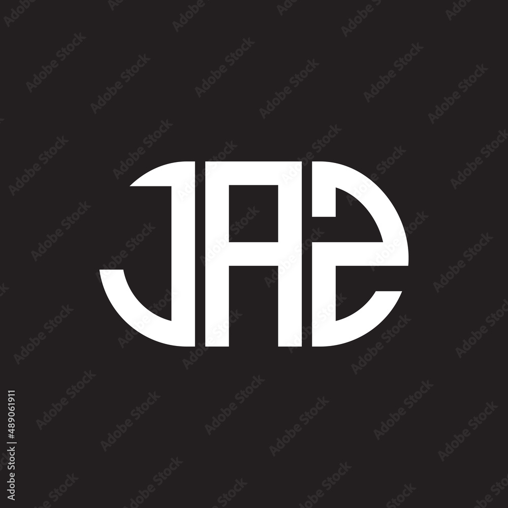 JAZ letter logo design on black background. JAZ creative initials letter logo concept. JAZ letter design. JAZ letter logo design on black background. JAZ creative initials letter logo concept. JAZ letter design.
