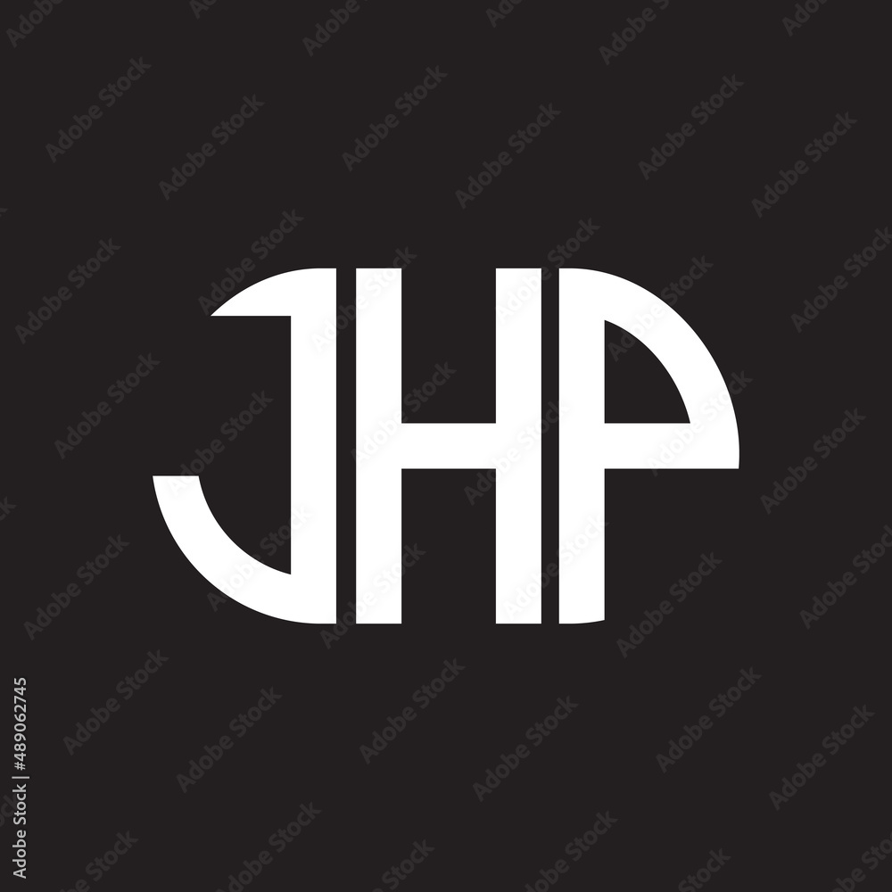 JHP letter logo design on black background. JHP creative initials letter logo concept. JHP letter design. JHP letter logo design on black background. JHP creative initials letter logo concept. JHP letter design.