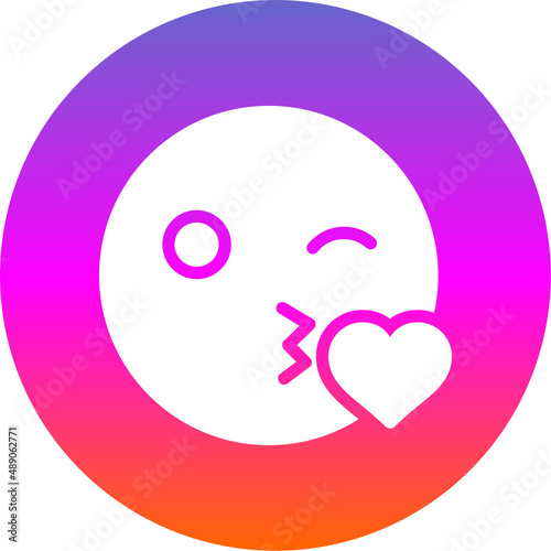 Kiss Wink Heart Icon