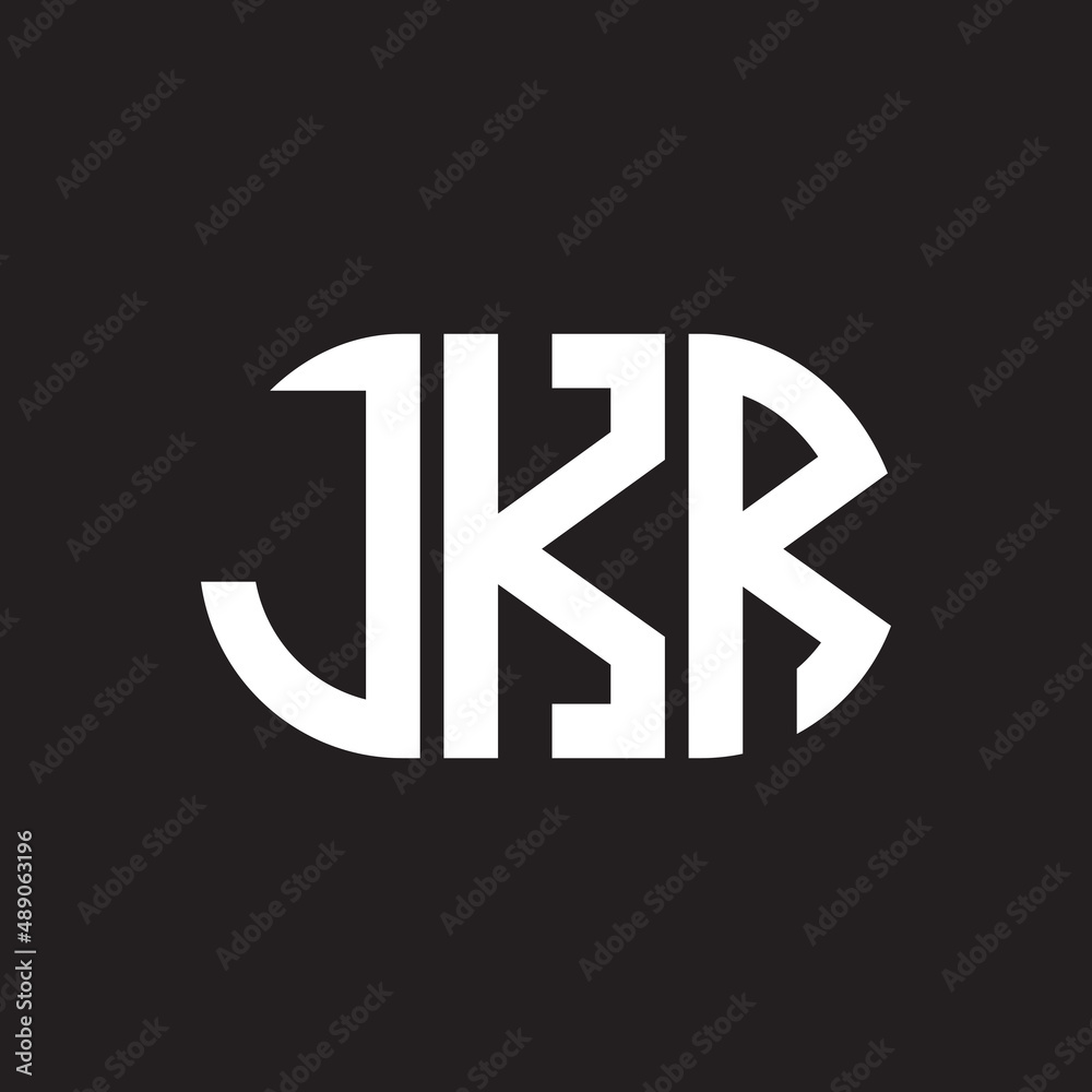 JKR letter logo design on black background. JKR creative initials letter logo concept. JKR letter design. JKR letter logo design on black background. JKR creative initials letter logo concept. JKR letter design.