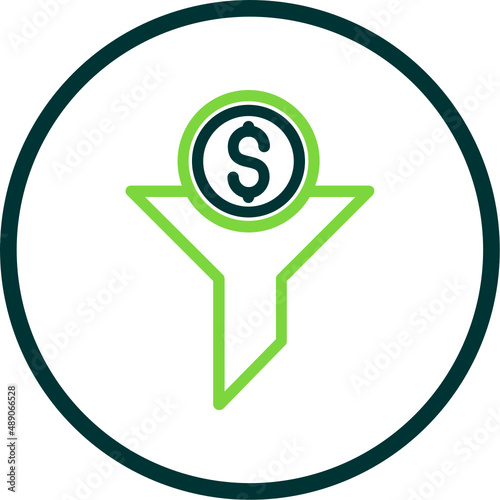 Funnel Dollar Icon