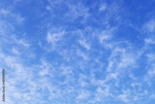 Blue sky with white clouds