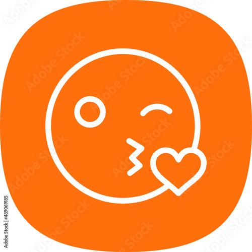 Kiss Wink Heart Icon