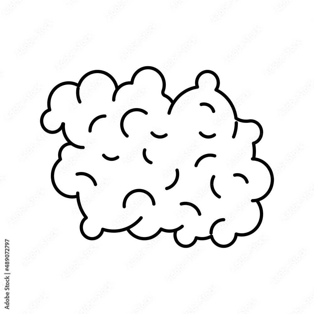 wool textile line icon vector illustration wool textile line icon vector illustration