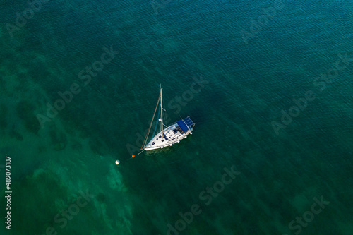 yacht on the water, sea, boat © Lianella