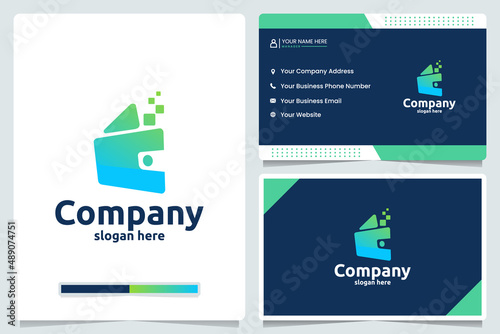digital payment,wallet, logo design inspiration