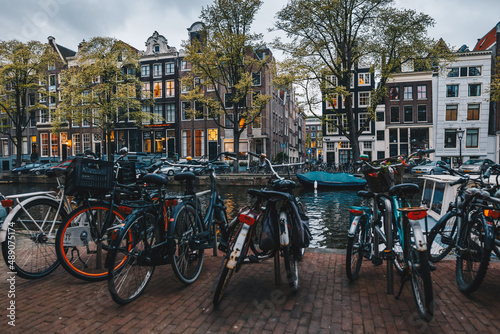 Obraz na płótnie Amsterdam w salonie