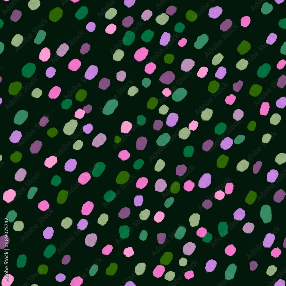 Seamless polka dots pattern for fabrics and textiles and packaging and gifts and cards and linens Seamless polka dots pattern for fabrics and textiles and packaging and gifts and cards and linens