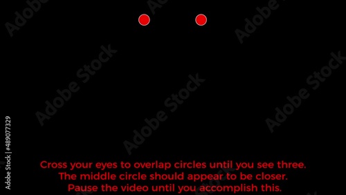 A unique 3D stereogram animation. Animated 3D magic hidden video. Animated optical illusion.