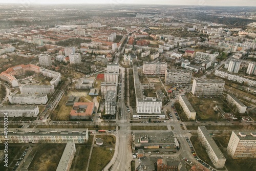 Obraz na płótnie Wrocław Sky Tower w salonie