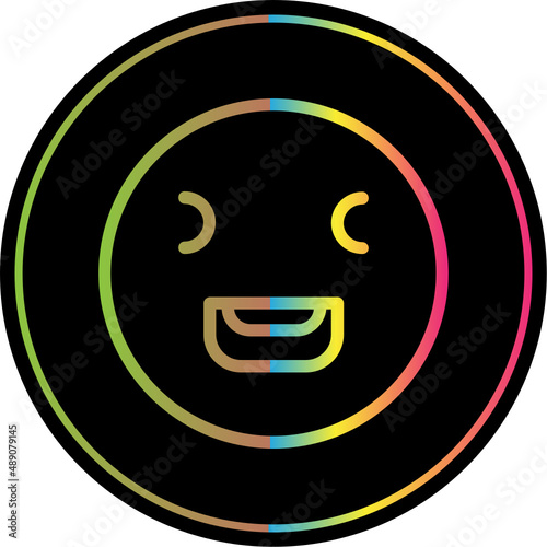 Laugh Squint Icon