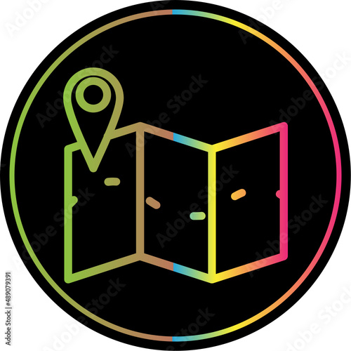 Map Marked Icon