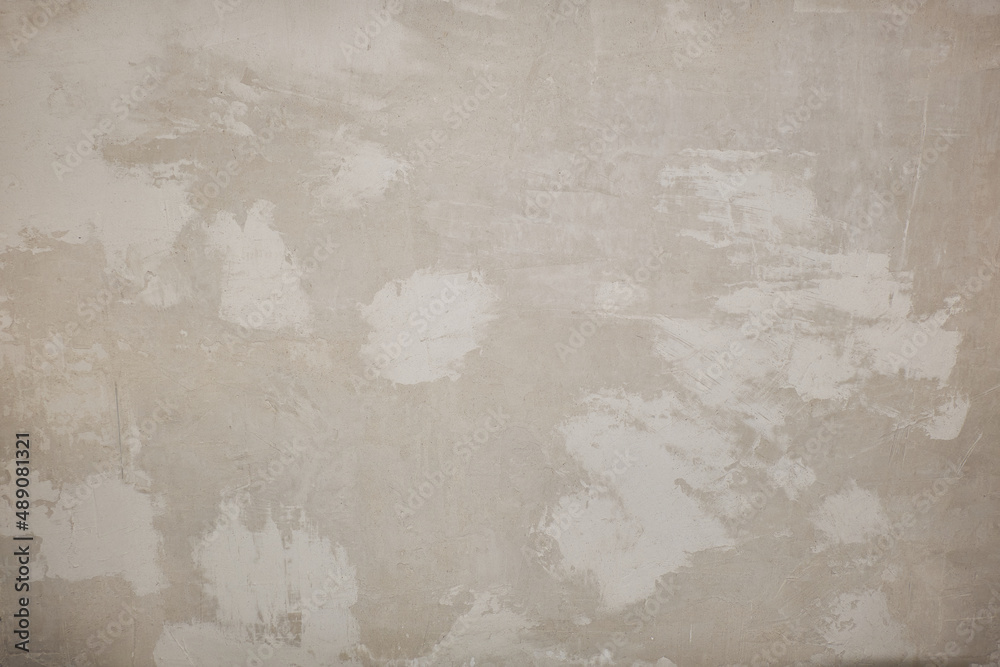 Old concrete wall texture background. Building pattern surface clean soft polished. Abstract vintage cracked spray stone rough, Cream natural grunge loft construction antique, Design work paper floor.