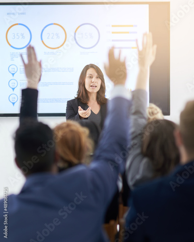 Making success their priority. Shot of a group of coworkers at the office.