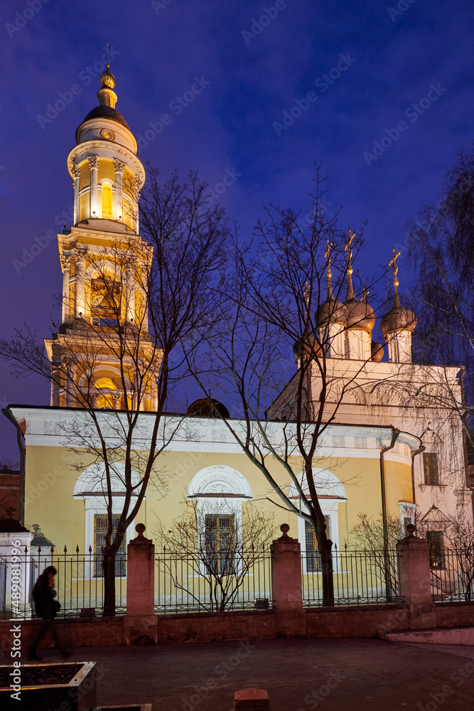 Obraz premium Moscow. Church of St. Nicholas the Wonderworker in Tolmachi