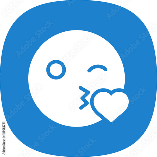 Kiss Wink Heart Icon