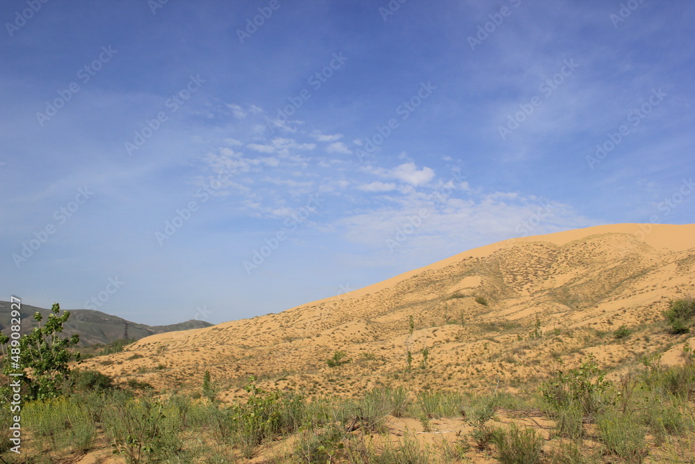 sand dunes and sky