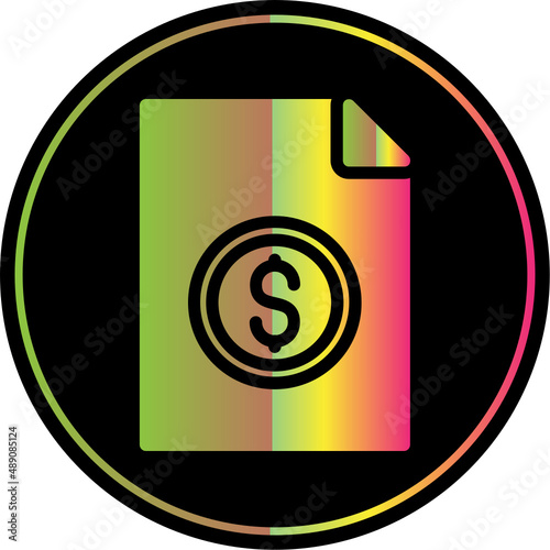 File Invoice Dollar Icon