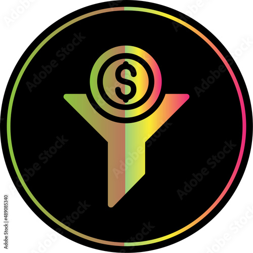 Funnel Dollar Icon