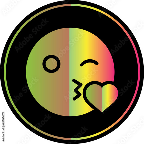Kiss Wink Heart Icon