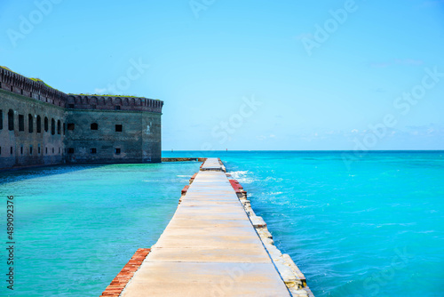 A closeup of Dry Tortugas National Park photo