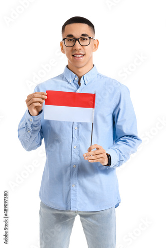 Young Asian man in eyeglass...