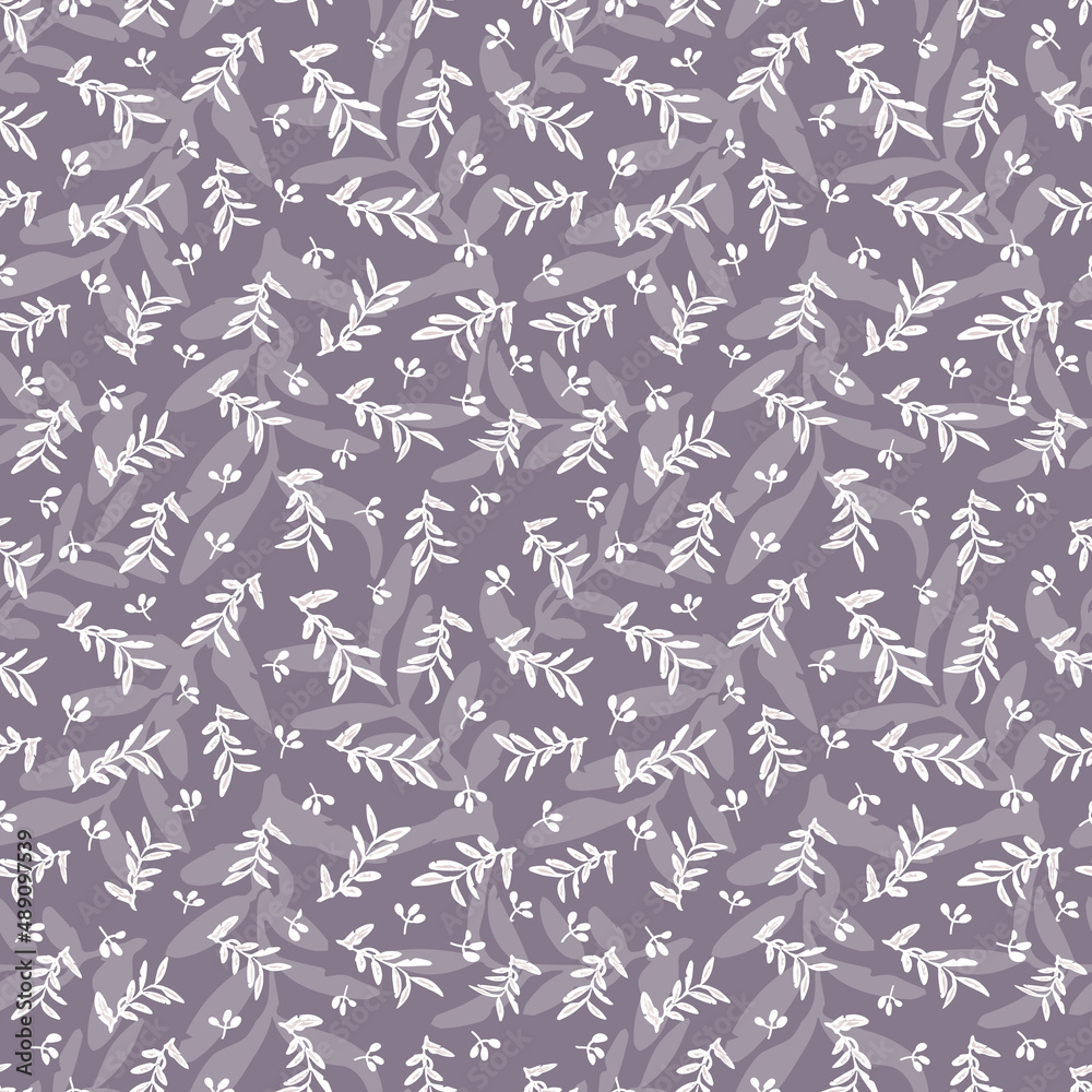 Abstract Leaves Seamless Pattern Pastel Color Background. Abstract Leaves Seamless Pattern Pastel Color Background.
