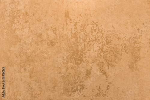 Abstract cement pattern concrete brown wall surface texture orange background © Andrey