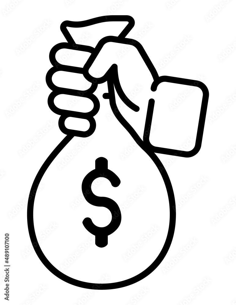 Money  Banking Flat Icon Isolated On White Background