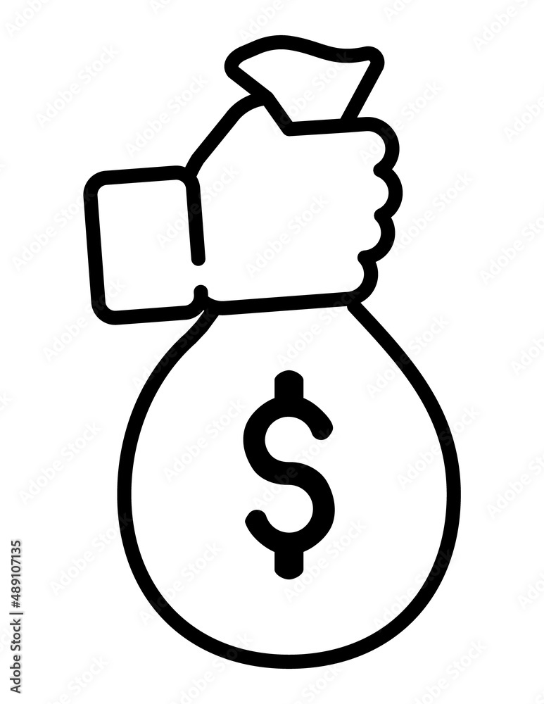 Money Banking Flat Icon Isolated On White Background Money Banking Flat Icon Isolated On White Background