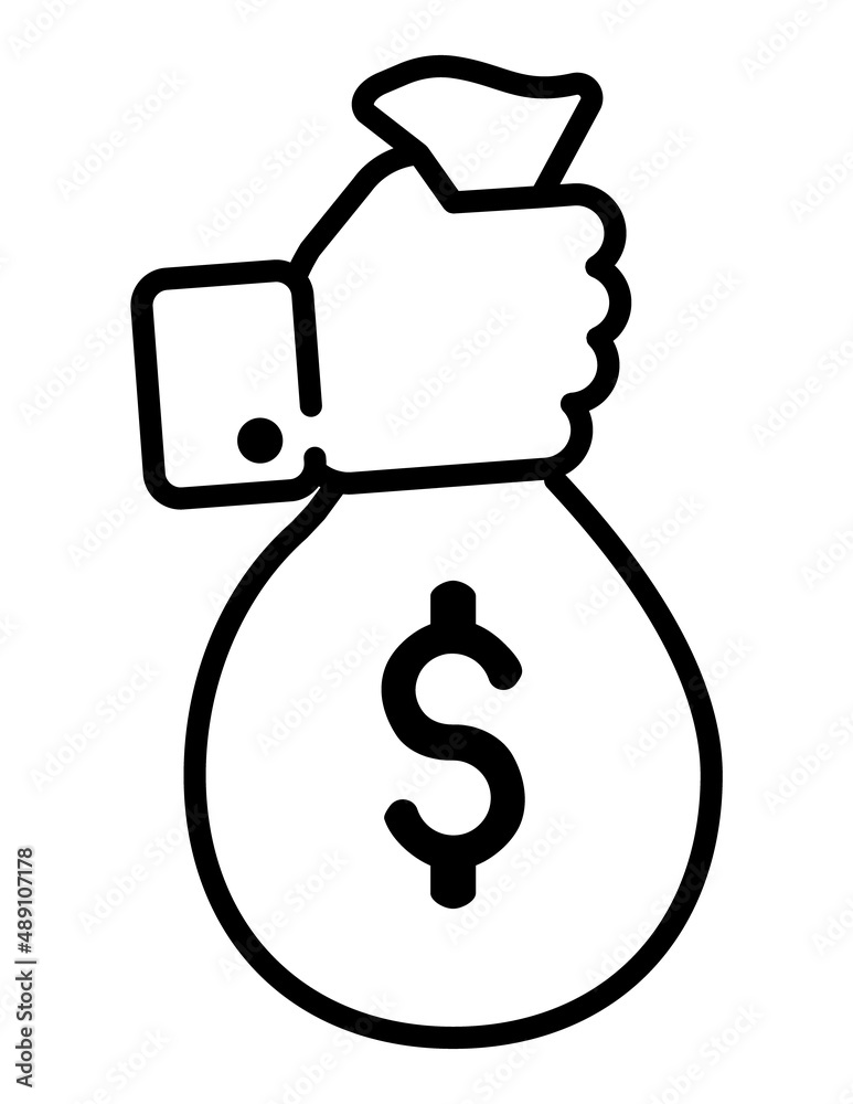 Money Banking Flat Icon Isolated On White Background Money Banking Flat Icon Isolated On White Background