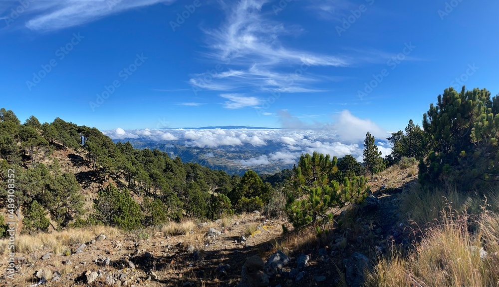 Landscape from Tajumulco Volcano, Guatemala