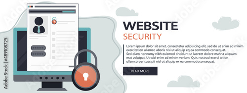 Malware concept. Concept of virus, piracy, hacking and security. Website banner of e-mail protection, anti-malware software. Computer Viruses Attack, Errors detected, Warning signs, Stealing data.