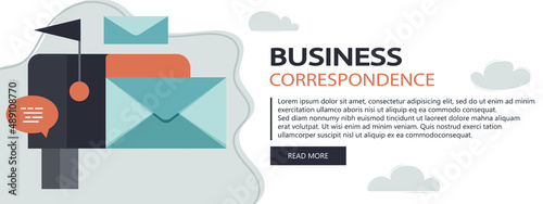 Business correspondence. Postbox. Envelope. International communication. Business correspondence and private messages. Express delivery. Postal services. Chatting.
