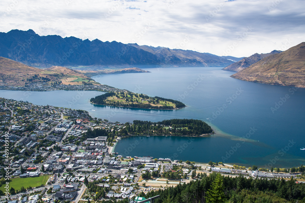 Queenstown, New Zealand - view from above