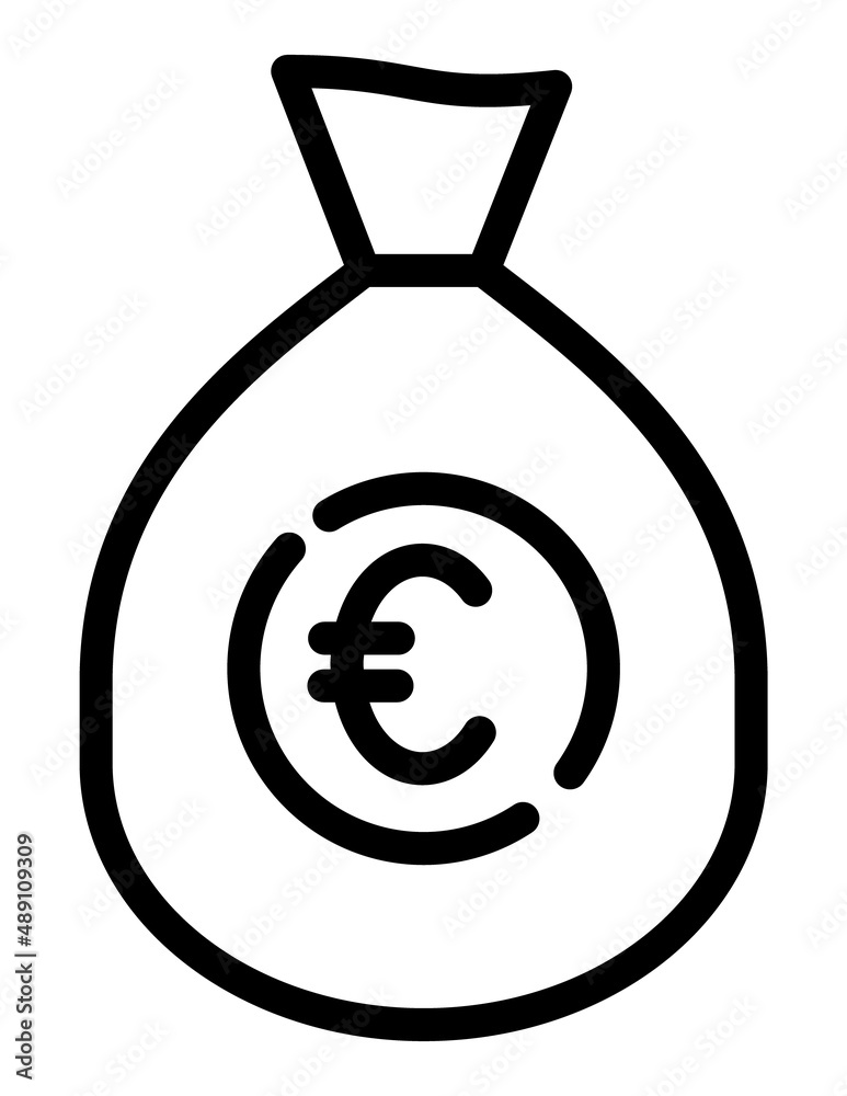 Money Purse Flat Icon Isolated On White Background Money Purse Flat Icon Isolated On White Background