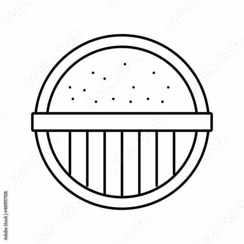 culturing cheese production line icon vector illustration