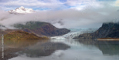 Mendenhall Glacier, Mendenhall Lake, Juneau, Alaska photo