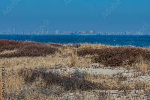 A Beautiful Scene from Gateway National Park  Sandy Hook  New Jersey  USA