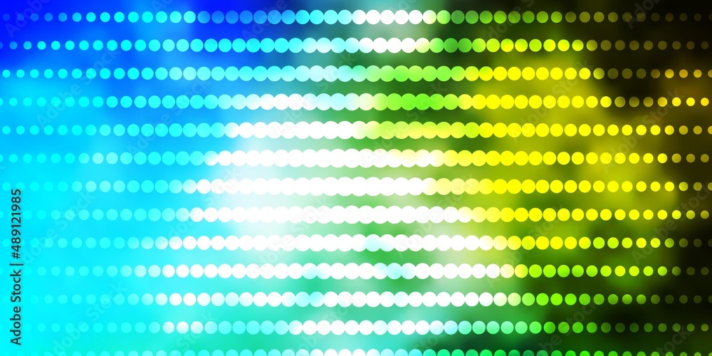 Light Blue, Green vector background with circles. Light Blue, Green vector background with circles.