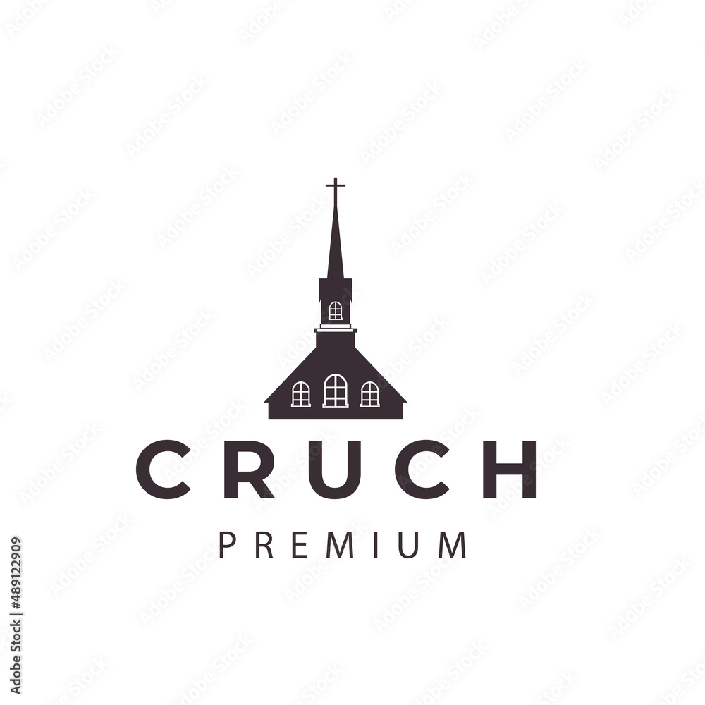 church christian church building silhouette logo vector icon symbol illustration design church christian church building silhouette logo vector icon symbol illustration design