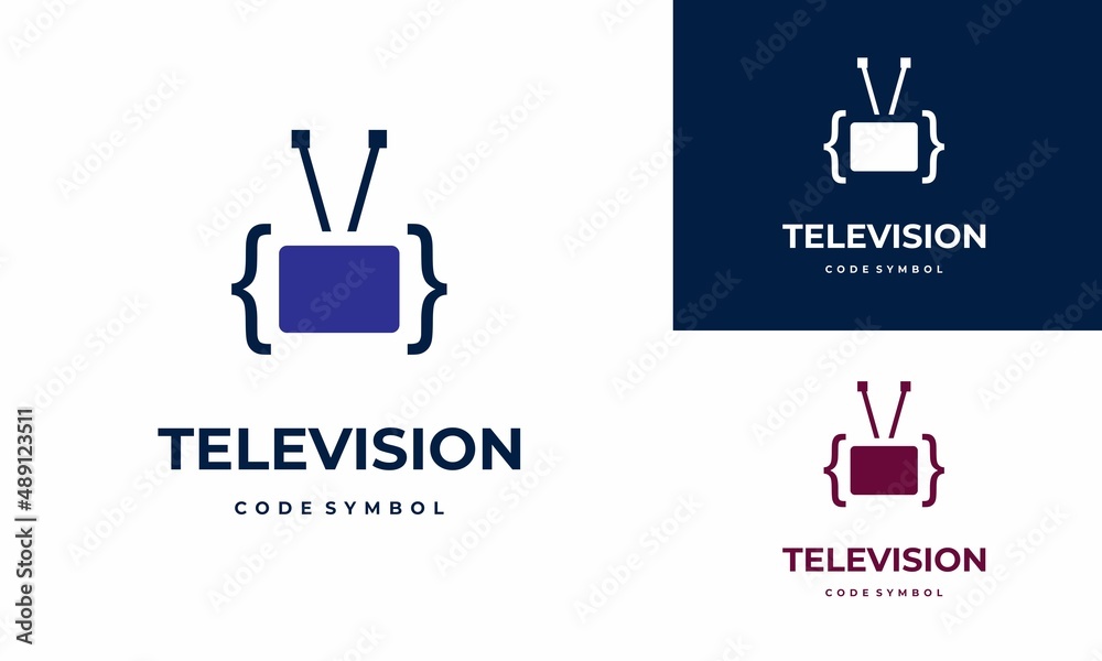vector television code logo Icon template. Coding television logo design isolated background
vector television code logo Icon template. Coding television logo design isolated background