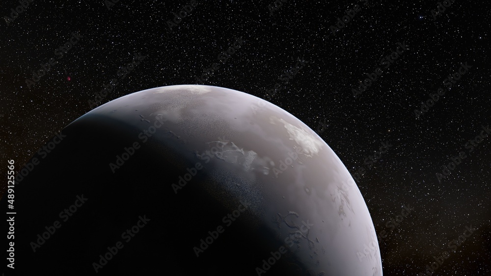planet suitable for colonization, earth-like planet in far space, planets background 3d render planet suitable for colonization, earth-like planet in far space, planets background 3d render