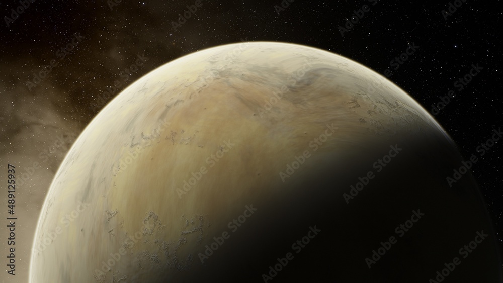 planet suitable for colonization, earth-like planet in far space, planets background 3d render planet suitable for colonization, earth-like planet in far space, planets background 3d render