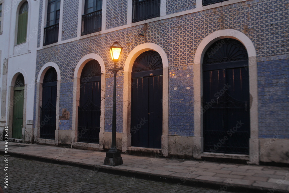 lamp and tiles