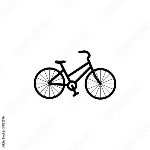 Bicycle icon design template vector isolated illustration
