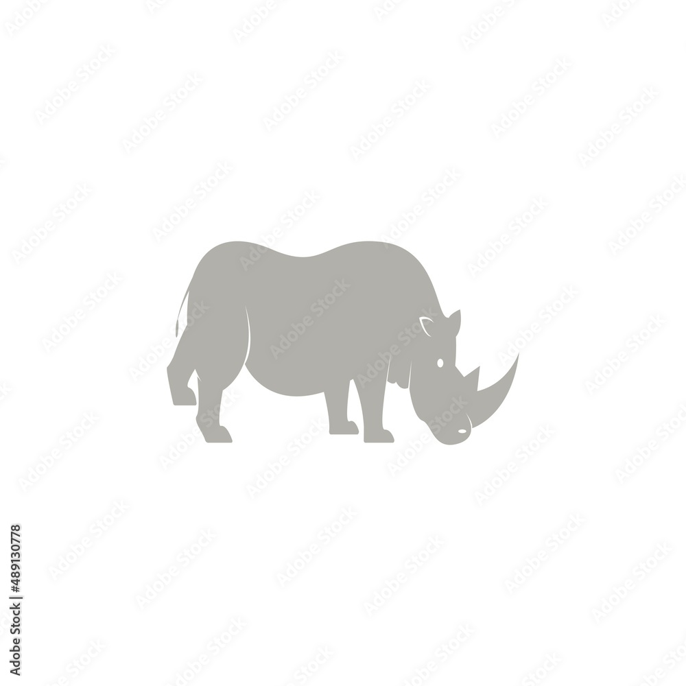 rhino illustration for wildlife day