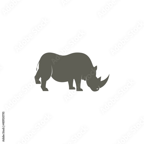 rhino illustration for wildlife day © azam