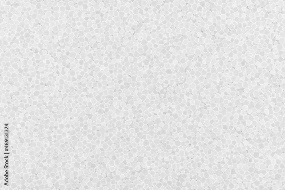 Obraz premium Cross section image of White Poly Foam ball bubble texture pattern.